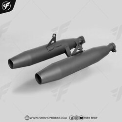 ท่อ REMUS SLIP ON BLACK FOR Triumph Speed Twin 1200 2019-2020