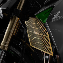 การ์ดหม้อน้ำ BIKERS สีทอง FOR KAWASAKI Z1000