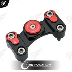 ระกับตุ๊กตาแฮนด์ (ยึดโทรศัพท์) REVOLUTION MONKEY-125/CT-125/MSX-125 - GROM แดง