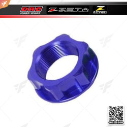 สินค้า ZETA STEM NUT M22X27. P1.0 H12 BLUE (ZE58-2022)