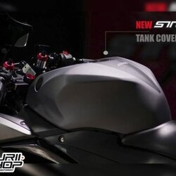 ครอบถัง STROM สีเทา FOR YAMAHA R3