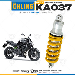โช๊คหลัง OHLINS Sweden KA037 For Kawasaki Er-6n 2009-2014