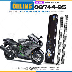 สปริงโช้คหน้า Ohlins 08744-95 For Kawasaki ZZ-R 1400 (Ninja ZX-14R) 2012-2020