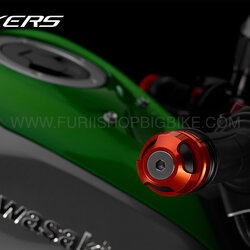 ตุ้มปลายแฮนด์ BIKERS สีส้ม FOR คาวาซากิ KAWASAKI Z1000