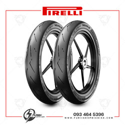 ยางมอเตอร์ไซค์ Pirelli DIABLO ROSSO CORSA II : F/R 100/80-17 M/C 52S TL (Exciter) ยางซุปเปอร์สปอร์ต ซิ่งถนน ซ้อมสนาม (100-400cc.)