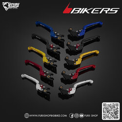 มือเบรกหน้า - มือคลัตช์ปรับระดับพับได้ รุ่นพรีเมียม 01 (Y0575) Bikers Premium Folding Adjustable Front Brake-Clutch Lever 01 : for Yamaha YZF-R3 2015-2018
