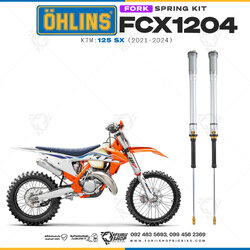 สปริงโช้คหน้า Ohlins FCX1204 For KTM 125 SX 2021-2024