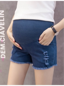 กางเกงยีนส์ ขาสั้น สำหรับคนท้อง