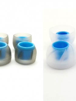 ขาย x-tips จุกหูฟังแกนพัดลมสำหรับอินเอียร์ทั่วไป ขนาด 5mm 6คู่ 200 นุ่มเบาสบายหู