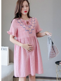 ชุดคลุมท้อง สีชมพู