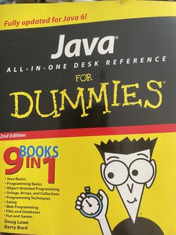 JAVA. ALL-IN-ONE DESK REFERENCE FOR. DUMNIES. 9 BOOKS. IN 1. FULLY. updated. for. Java 6 0 กก.