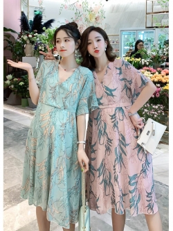 ชุดคลุมท้อง ผ้าชีฟองมี 2 สี