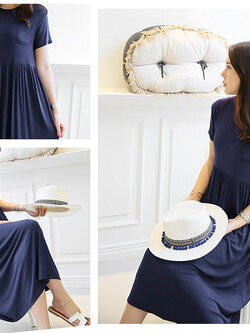 ชุดคลุมท้อง ผ้าcotton ยืดนุ่มใส่สบาย มี 2 สี