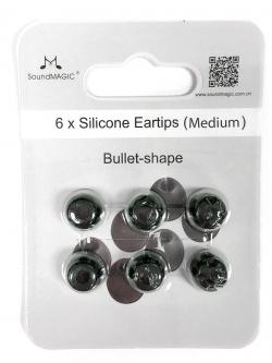 ขายจุกหูฟัง SoundMAGIC รุ่น Silicone Eartips Bullet Shape