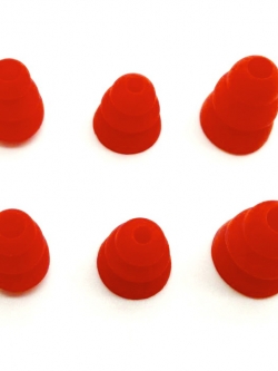 ขาย x-tips จุกสามชั้นขนาดสำหรับอินเอียร์ทั่วไป ขนาด 4mm 6คู่ 300 บาท นุ่มเบาสบายหู