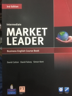 intermediate MARKET LEADER. Business English Course Book แถม CD จำนวน 1 แผ่น 0 กก.