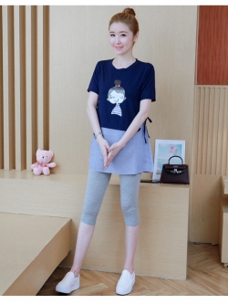 เสื้อคลุมท้อง+กางเกง มี 2 สี