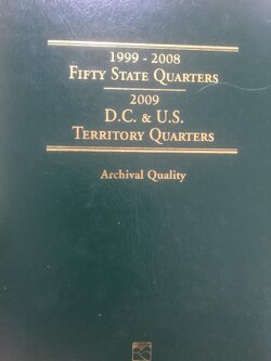 1999-2008 Fifty State Wuarters 2009. D.C.& U.S. Territory 0 กก.