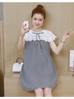 ชุดคลุมท้องสก็อต ผ้าลูกไม้ มี 2 สี