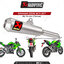 ท่อแต่ง Akrapovic Exhaust Slip-On Line (Titanium) Moto GP Kawasaki NINJA 250SL 2015-2017