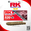 โซ่ RK แท้ 520SB 250cc GS520SB-120L (สีทอง) สำหรับรถมอเตอร์ไซค์ 250cc