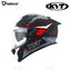 หมวกกันน็อค KYT : R2R PRO GRAPHICS LED MATT BLACK/GREY