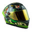 หมวกกันน็อคเต็มใบ RD RANDOM CZR-BT รองรับติดตั้งบลูทูธ **แถมฟรีชิลด์แต่ง+ถุงผ้าใส่หมวกRD ลาย COCKFIGHTING ดำ