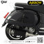 ท่อมอเตอร์ไซค์ Arrow Slip on Black-Carbon Euro5 New Logo : for Vespa GTS300