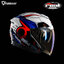 หมวกกันน็อค Real : HAVANA ROBOTECH WHITE/BLUE