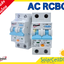 เบรกเกอร์กันดูด (RCBO) ชนิด 2 Pole ขนาด 63A มีปุ่ม เปิด-ปิด การทำงานกันดูด