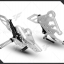 เกียร์โยง Fakie สำหรับ คาวาซากิ Kawasaki Ninja650 สีเงิน