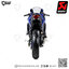 ท่อแต่ง Akrapovic Slip On Moto Gp : for Yamaha YZF-R3/MT03 15-18 /19-20/All new 2021-2022