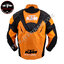เสื้อการ์ด เสื้อการ์ดมอเตอร์ไซค์ Racing KTM ผ้าคอร์ดูร่า(CORDORA)กันน้ำได้ในระดับหนึ่ง มีโหนกหลัง