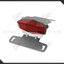 ชุดไฟท้าย LED DRC D45-18-715 DRC EDGE ALUMI T/L HOLDER KIT RED-LENSE KLX125/150