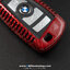 เคสกุญแจ BMW F series**คาร์บอนไฟเบอร์แท้** สีแดง (Carbon fiber) รุ่น AC097