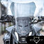 ชิลด์หน้า Were Wolf GT-01 Smoke M530 : for Yamaha MT07 2018-2022