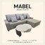 โซฟา 260 ซม. รุ่น Mabel