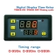 ตัวตั้งเวลาดิจิตอล 0-999ชั่วโมง/12V Timing Delay Timer Relay Module Digital LED Dual Display Cycle 0-999 Hours Adjustable Power Supplies Mayitr