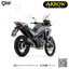 ท่อมอเตอร์ไซต์ Arrow Slip on Black Carbon : for Honda Transalp 750 2023
