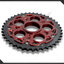 สเตอร์ MOTOPLAY Sprocket 525 41T ProArm (สีดำ,แดง) For DUCATI MONSTER 796