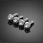 น็อตสแตนเลส Stainless bolt set For windshield (4 Pieces) Bikers Kawasaki Ninja300 ABS