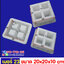 แม่พิมพ์ช่องลม20x20x10cmบล็อกหล่อผนังช่องแสงตกแต่งอาคารบ้านรีสอร์ท