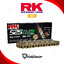 โซ่ RK แท้ 525KRX RX-Ring Chain GB525KRX-120L (สี Full Gold) สำหรับรถมอเตอร์ไซค์ 250-900cc