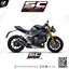 TRIUMPH SPEED TRIPLE 1200 RS (2021-2022) - RR Twin CR-T dual muffler Carbon fiber