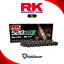 โซ่ RK แท้ 520KRX RX-Ring Chain BL520KRX-120L (สีดำ หมุดทอง) สำหรับรถมอเตอร์ไซค์ 250-800cc