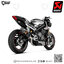 ท่อแต่ง Akrapovic Slip on Carbon Racing : for Triumph Street Triple 765 S/R/RS 2017-2019 & 765 All new 2020-2022