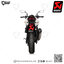 ท่อแต่ง Akrapovic Slip on Titanium aluminium logo limited : for Kawasaki Z400 2019-2022