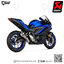 ท่อแต่ง Akrapovic Slip on IV Shape : for Yamaha YZF-R3/MT03 15-18 /19-20/All new 2021-2022