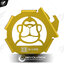 บังแตร (อลูมิเนียม) REVOLUTION MONKEY-125 ทอง (ไม่ถอดไฟหน้า)