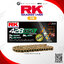 โซ่ RK แท้ 428XSO RX-Ring Chain GB428XSO-132L (สี Full Gold) สำหรับรถมอเตอร์ไซค์ 400cc